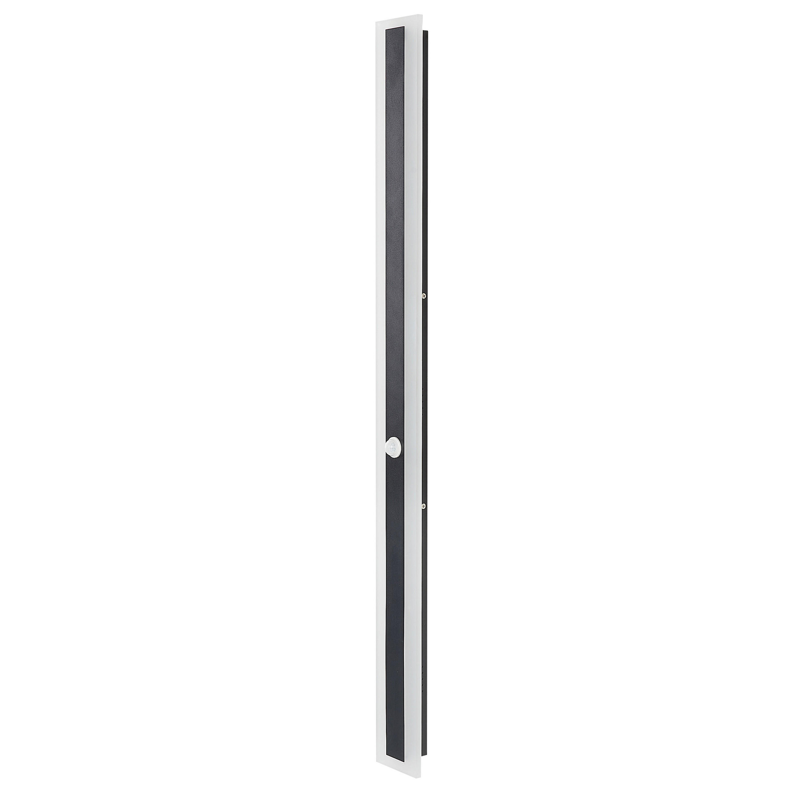 AUSSENWANDLEUCHTE Savane 4/9/100 cm - Schwarz, Metall (9/100/4cm) - Beliani