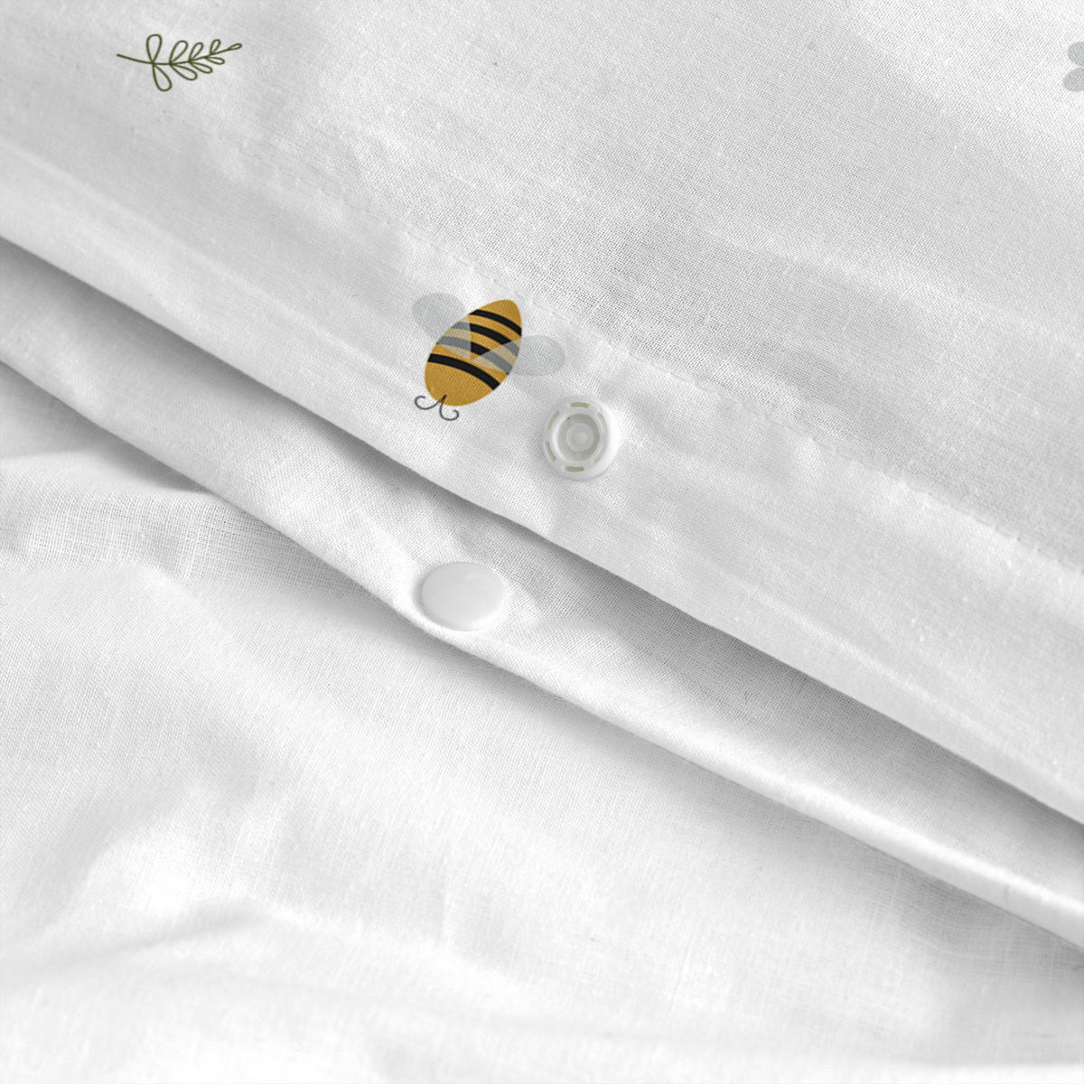 BETTBEZUG 2er-Set teiliges honey 180x220 cm (komfortgrösse) mehrfarbig - Multicolor, Textil (180/220cm) - Happy Friday