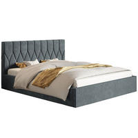 BETT Grafit OLDO 9 Mit Bettkasten 180x200 cm - Graphitfarben, Textil (180/200cm) - Sepro Meble