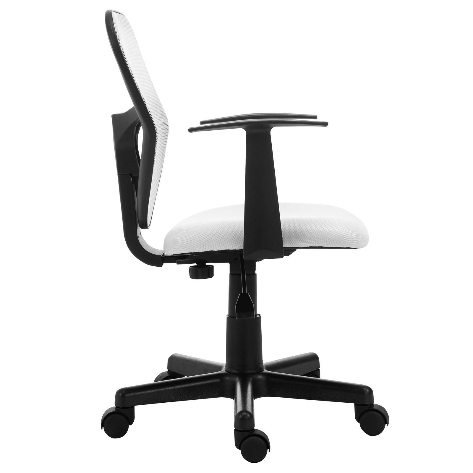 Thumbnail - CARO-Möbel Kinderdrehstuhl, Weiß, Textil, Mode, 53x92x52 cm, Arbeitszimmer, Bürostühle, Jugend- & Kinderschreibtischstüh...