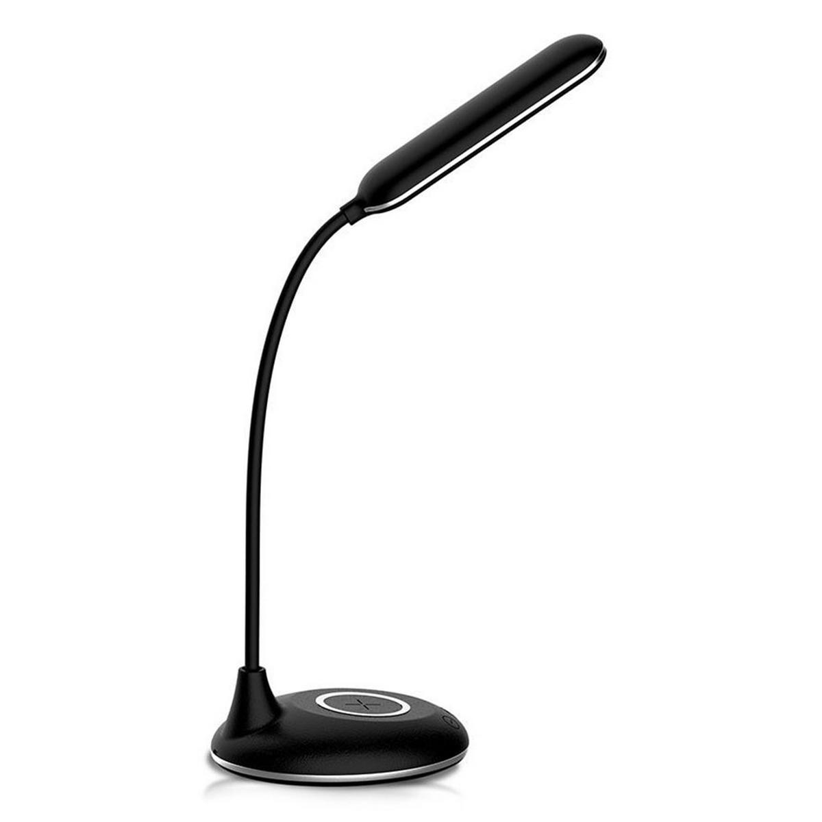 LED TISCHLEUCHTE Kunststoff Schwarz - Schwarz, Metall (14.3/12.7/31cm)
