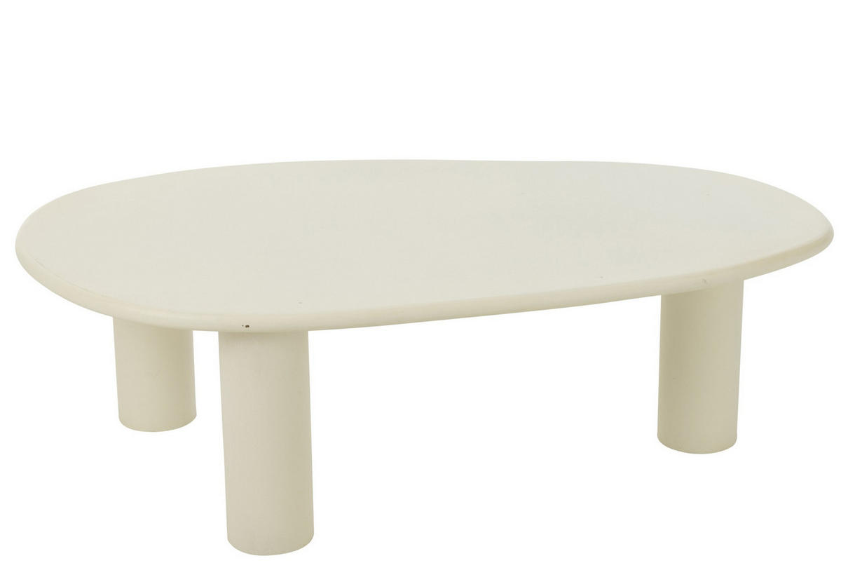 COUCHTISCH BALI - Holz - Weiß - Weiß, Holz (108/59/33cm) - J-Line