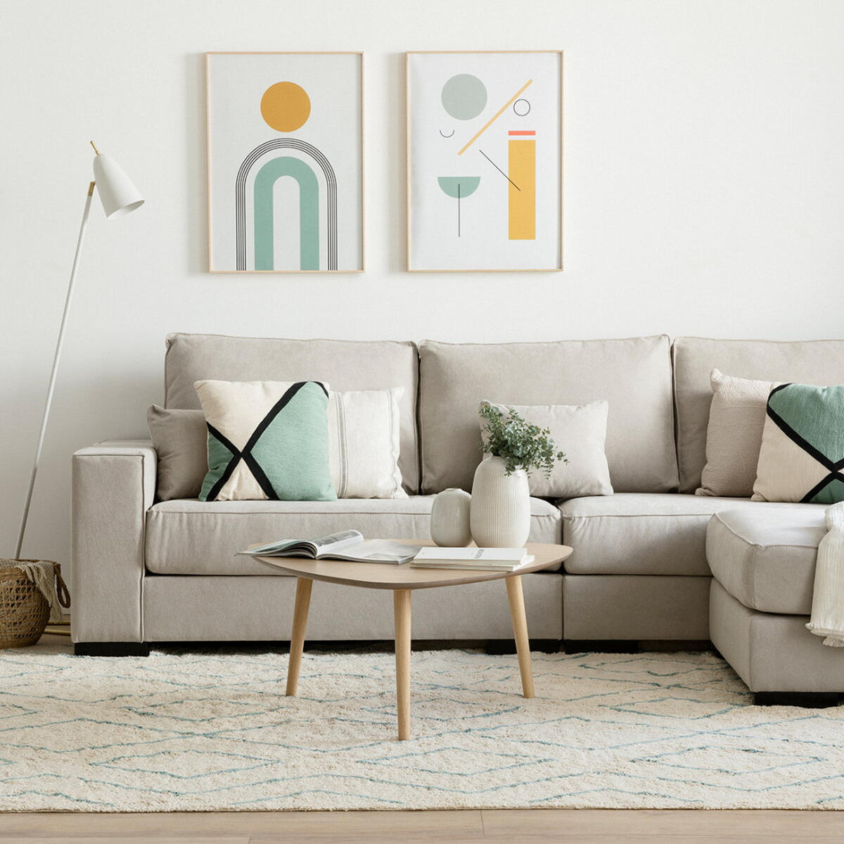 COUCHTISCH Onoh Natur 85 cm x 40 cm - Braun, Holz (83/85/40cm) - Kenay Home