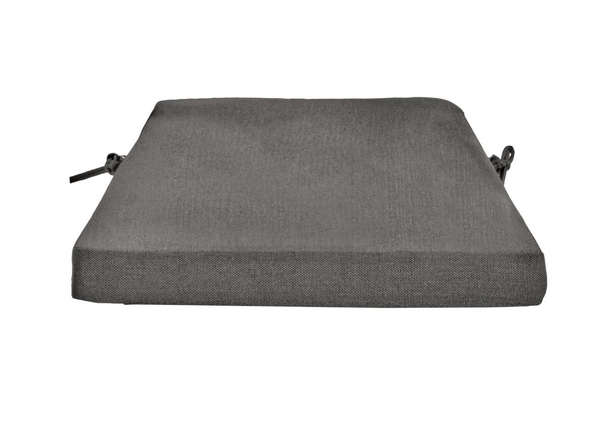 GARTEN-SITZGRUPPE Hanoi 7-teilig Gartenmöbel-Set - Grau, Kunststoff - DELUKE