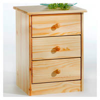 NACHTTISCH RONDO - Naturfarben, Holz (43/58/35cm) - IDIMEX