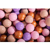 BÄLLE für Bällebad, Spielbälle, Plastikbälle für Kinder Set 50 pcs.: Beige/Gold/Violett/Pastellrosa - Beige, Textil (7/7/7cm) - MeowBaby