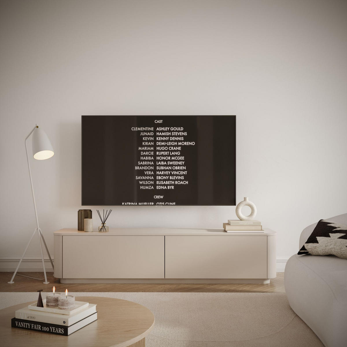 TV-BOARD Luvio Kaschmirgrau hängend oder stehend 175/41/39 cm - Taupe, Holzwerkstoff (175/40.9/39cm) - Selsey