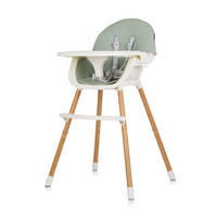 HOCHSTUHL Rio 2 in 1 grün Kinderstuhl rutschfeste Beine 5-Punkt-Gurt - Grün, Metall (61/84/51cm) - Chipolino