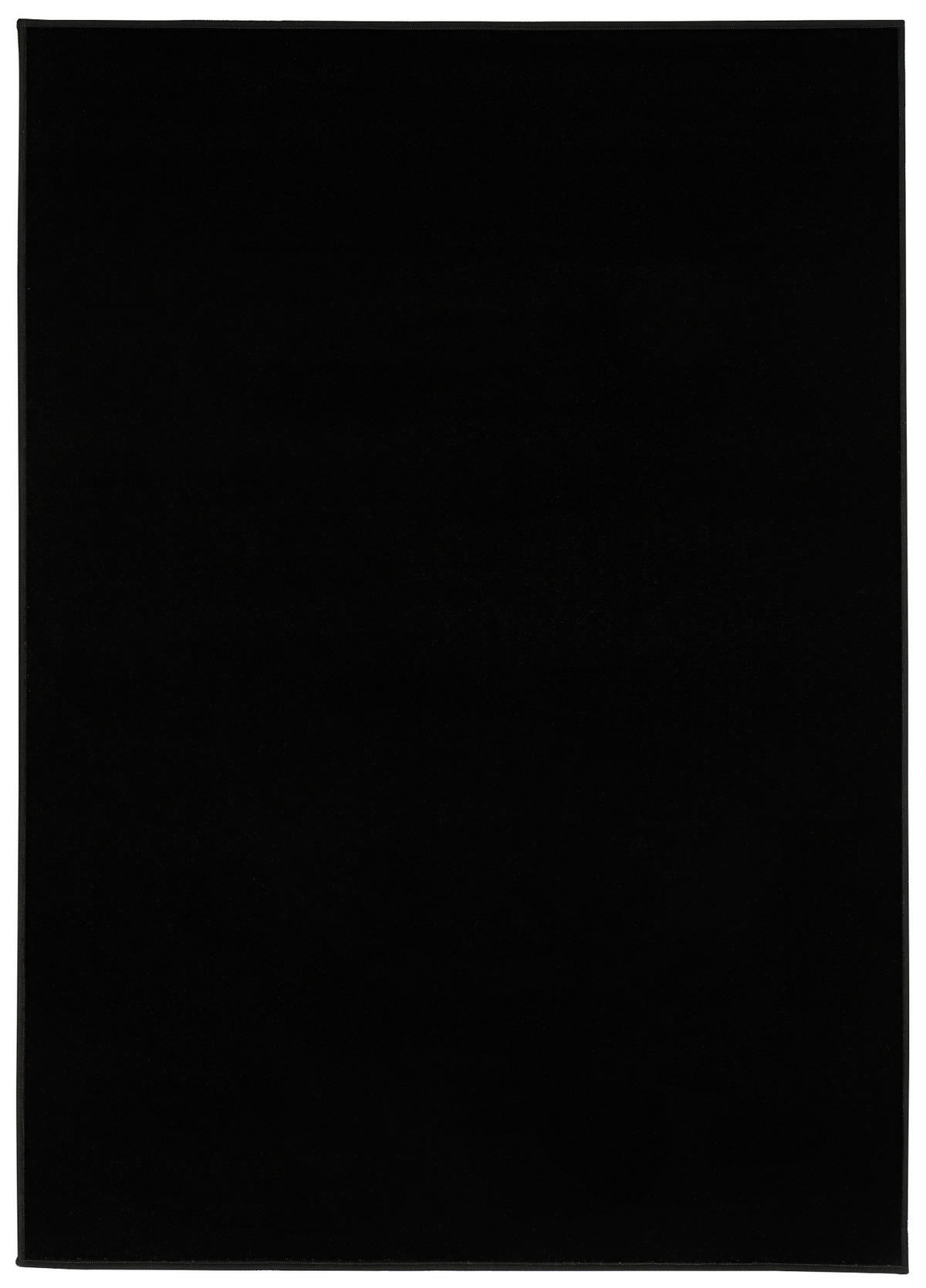 TEPPICH Mono Schwarz 300/400 cm - Schwarz, Kunststoff (300/400cm) - Tapiso