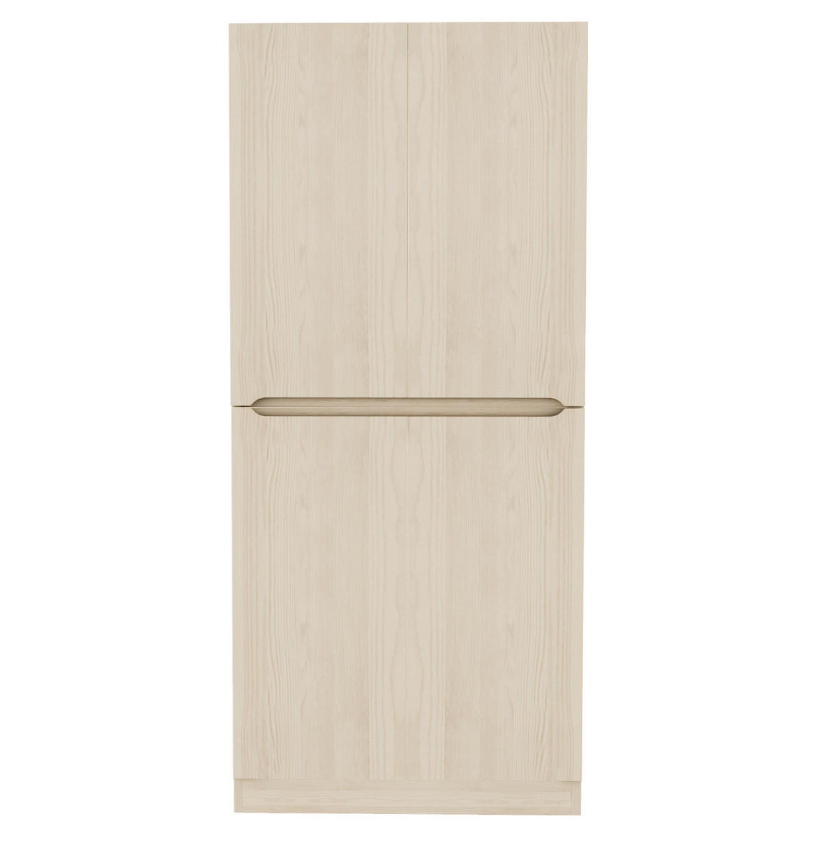 KLEIDERSCHRANK aus Holz 70x40x170 cm Holzfarben mit Doppeltüren und vielseitiger Innenaufteilung - Nussbaumfarben, Holzwerkstoff (70/170/40cm) - Modfu