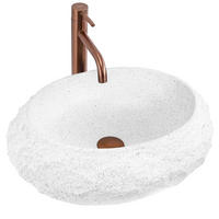 AUFSATZWASCHBECKEN Rea Mika Light Grey - Grau, Kunststoff (38/15/50cm) - REA