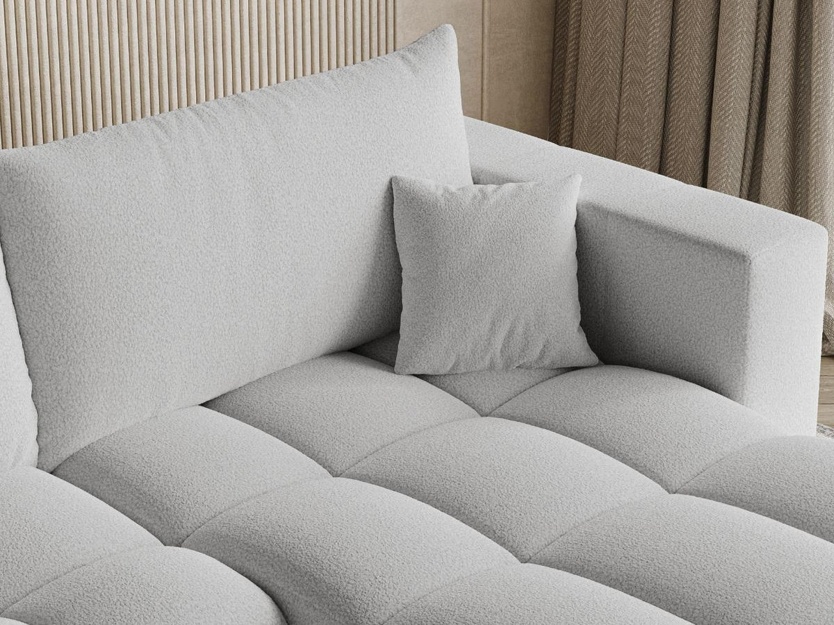 ECKSOFA Neva Grau - Grau, Holz/Textil (280/170cm) - Graingold