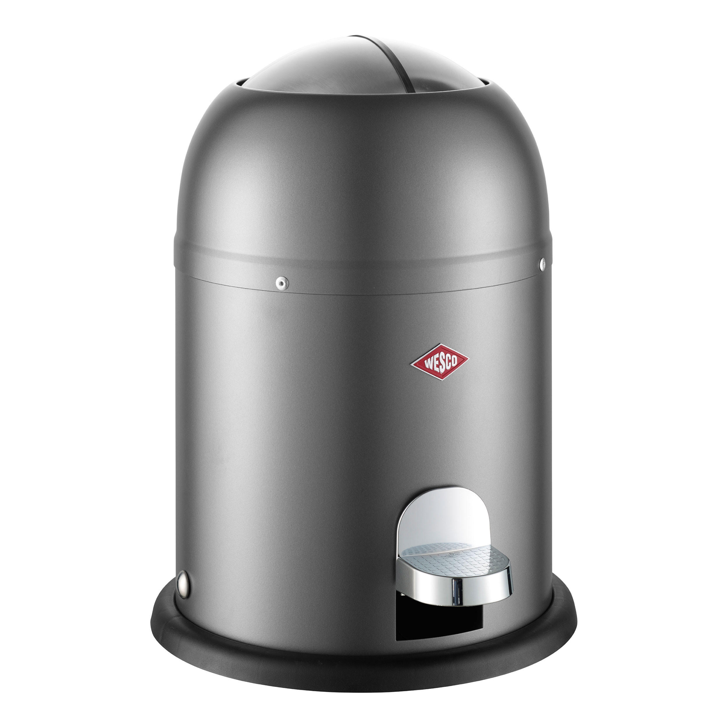 KOSMETIK-TRETEIMER Mini Master Graphit matt - Grau, Metall (26.4/36/26.4cm) - Wesco