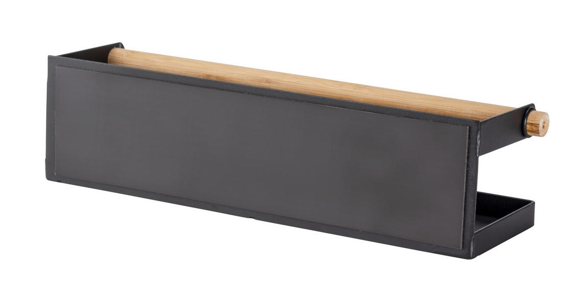 KÜCHENROLLENHALTER Magna 32 cm - Schwarz, Metall (32/8/8cm)