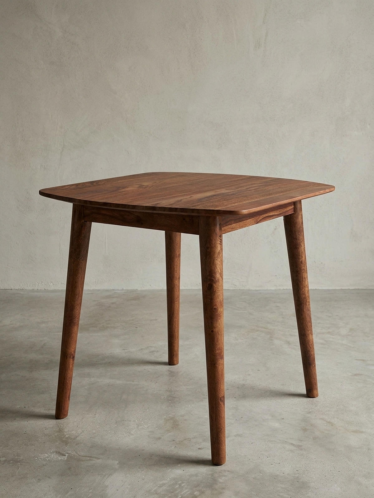 ESSZIMMERTISCH – Massivholz Braun 80x80 cm Landhausstil robust - Braun, Holz (80/80/78cm) - KADIMA DESIGN