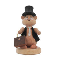 HOLZFIGUR Hamster Spaziergänger 11 cm - Multicolor, Metall (6/11/0.1cm)