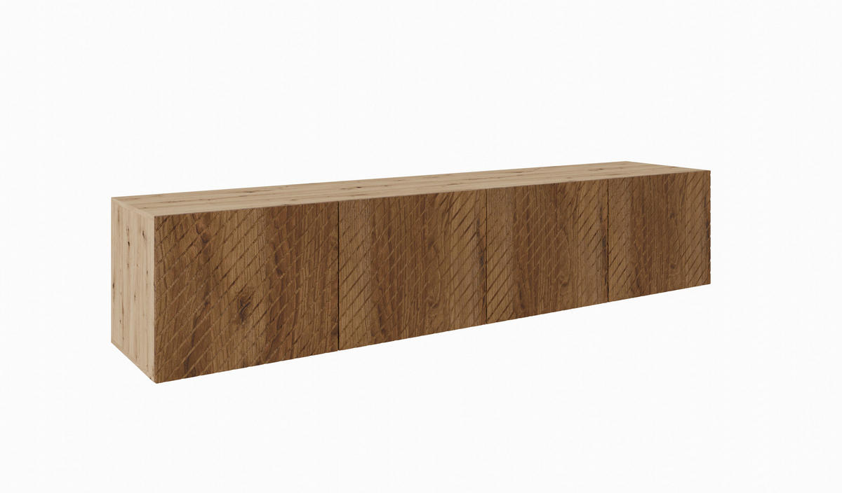 TV-SCHRANK KLER - Wildeiche/Eiche Artisan, Holzwerkstoff (200/41/40cm) - Meblini