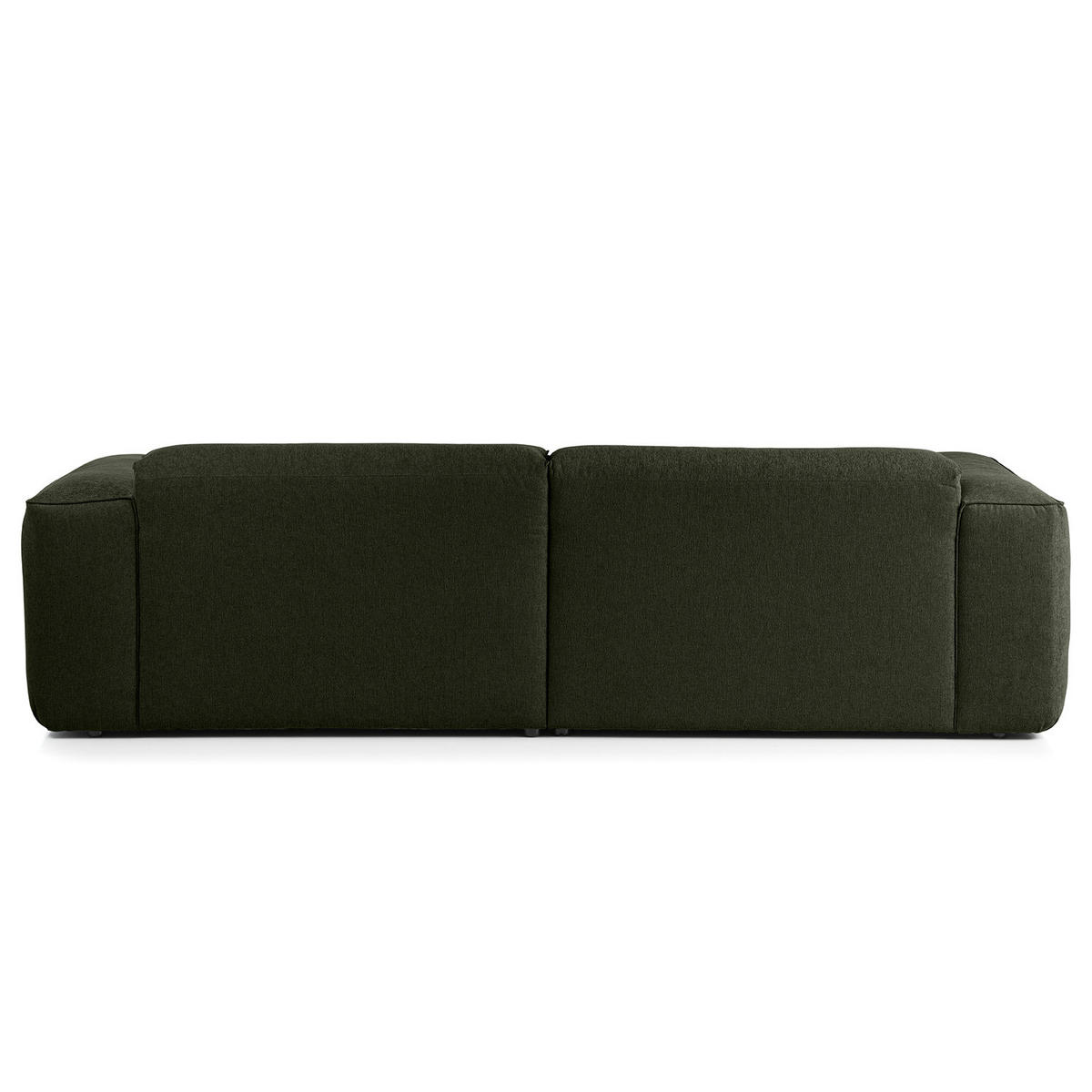 1,5-SITZER ECKSOFA mit Longchair - Schwarz/Grau, Kunststoff/Textil (260/173cm) - home24