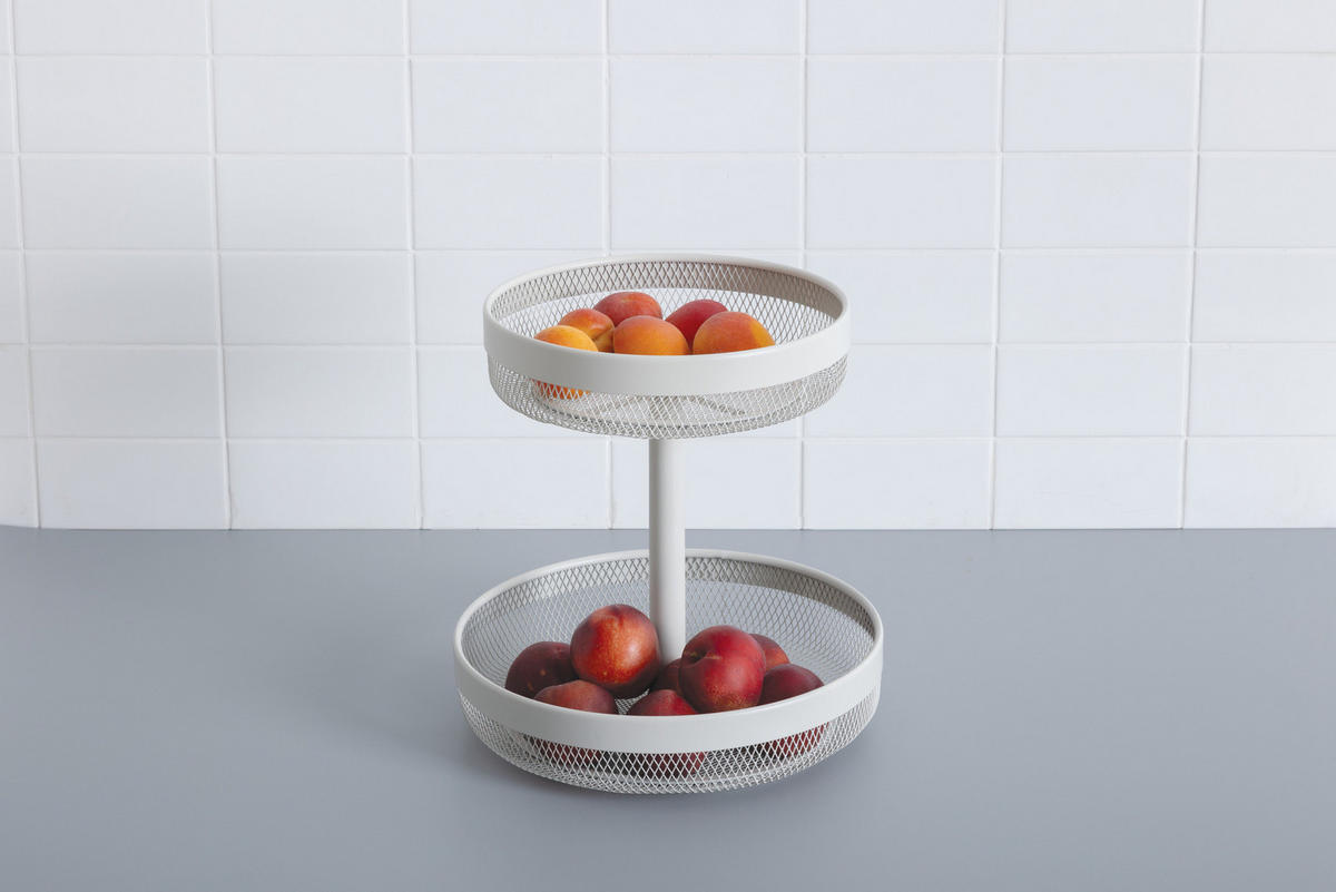 OBSTKORB Mayaj Beige 30/30/31 cm - Beige, Metall (30/31cm) - 5five Simply Smart