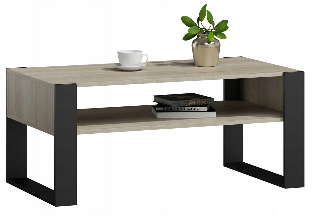 COUCHTISCH KAJA Sonoma Eiche 100/53,6/50 cm - Sonoma Eiche, Holzwerkstoff (53.6/100/50cm) - Matkam Möbel