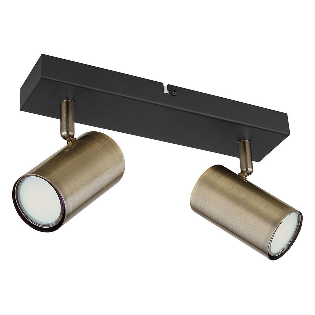 DECKENLEUCHTE Metall Messing gebürstet - Messingfarben, Metall (26/6/12cm) - Globo Lighting