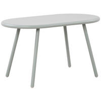 COUCHTISCH oval 80/45/45 cm Kunststoff türkis - Türkis, Kunststoff/Metall (45/80/45cm) - CLP