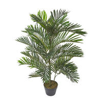 KUNSTPALME 120 cm - Grün, Kunststoff (120cm) - Homescapes