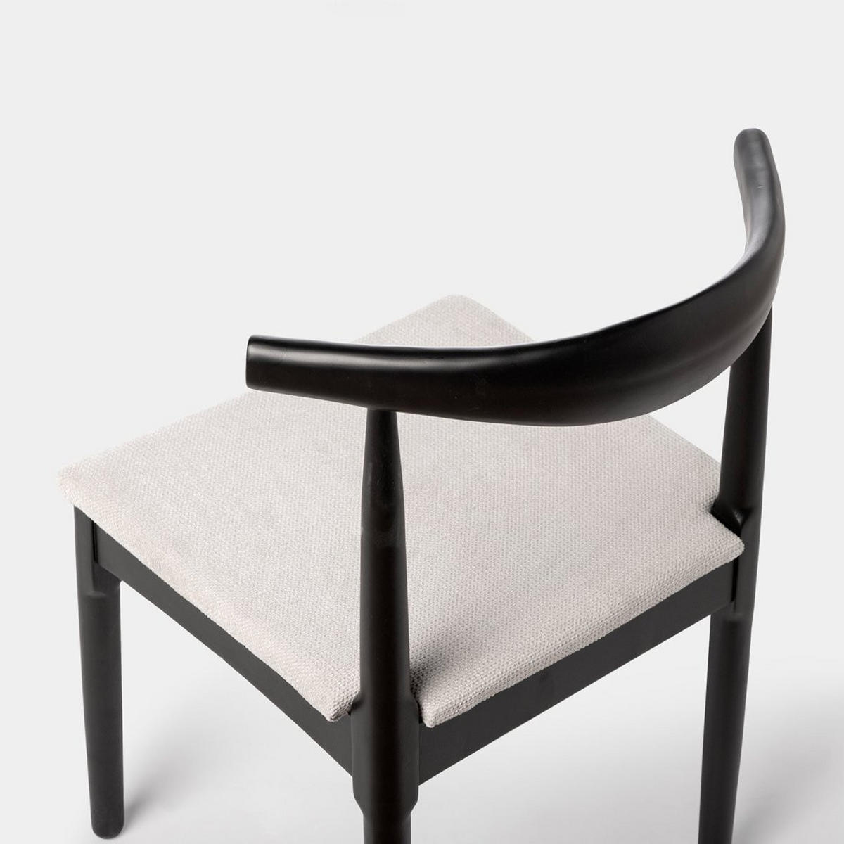 ESSZIMMERSTUHL Nira Schwarz 50 cm x 76 cm - Schwarz, Holz (50/76/55cm)