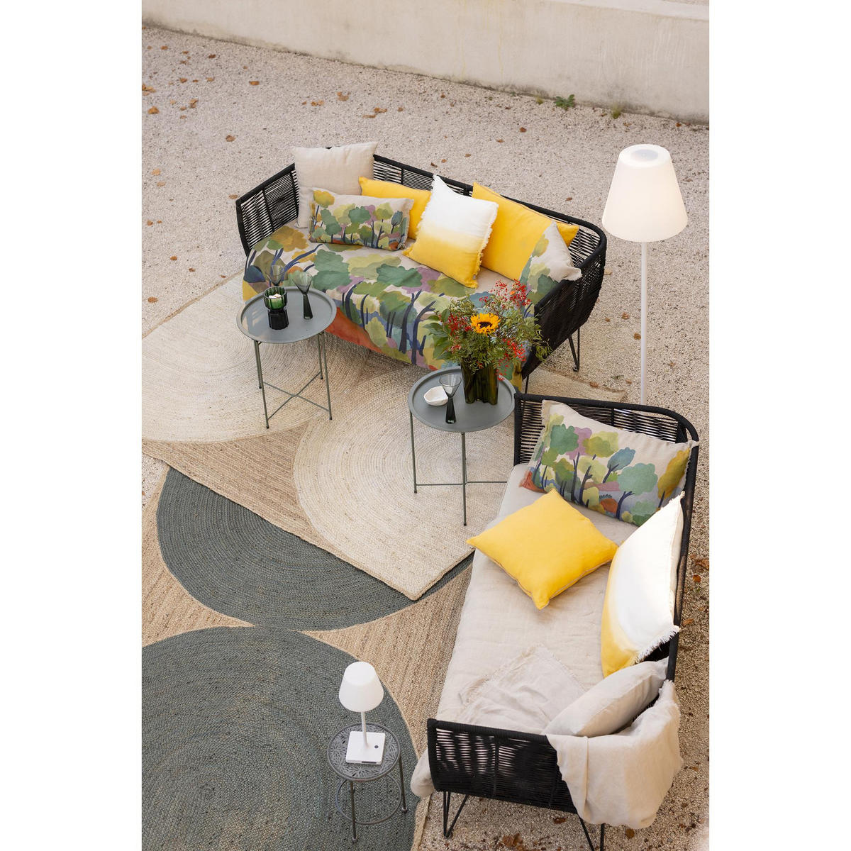 KISSEN Zeff Celeste mango 30 x 50 cm - Gelb, Textil (30/50cm) - Vivaraise