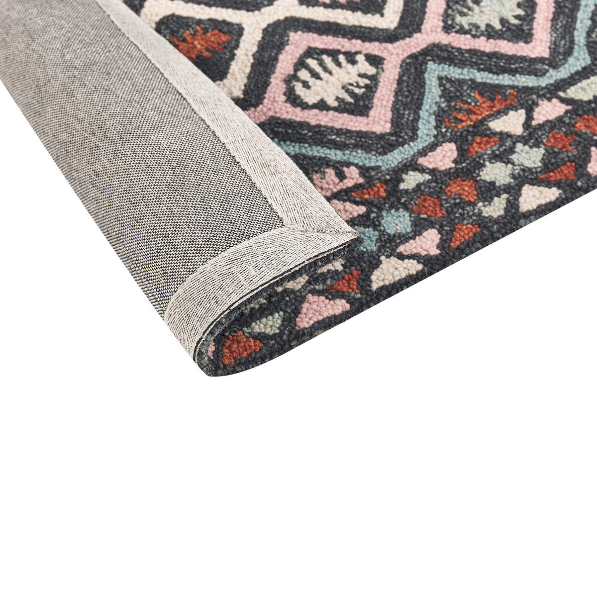 KURZFLOR-TEPPICH Haymana 150/80 cm - Multicolor, Textil (80/150cm) - Beliani