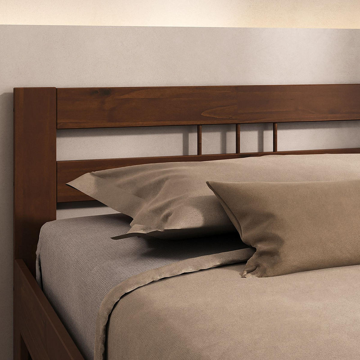 MASSIVHOLZBETT THEO 90X200 CM - Kastanienfarben, Holz (90/200cm) - IDIMEX