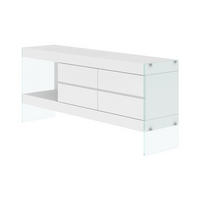 SIDEBOARD SOHO Weiß 184x45x80 cm - Weiß, Holzwerkstoff (184/80/45cm) - FURNLUX