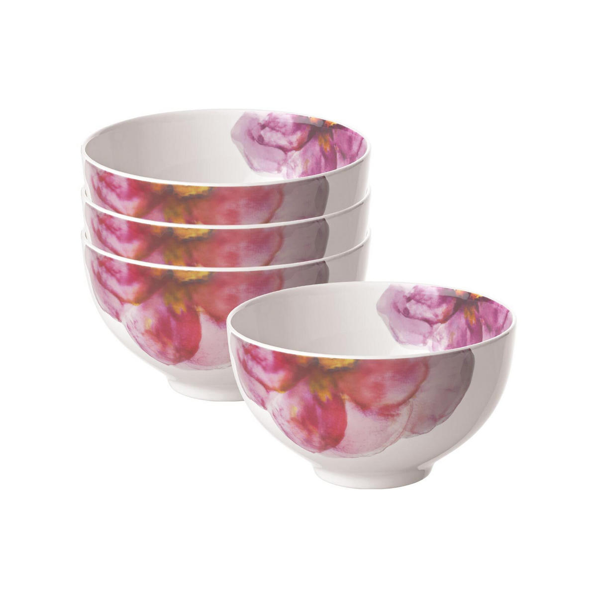 BOLS Rose Garden bunt 470 ml 4er Set - Multicolor, Keramik (13.8cm) - Villeroy & Boch