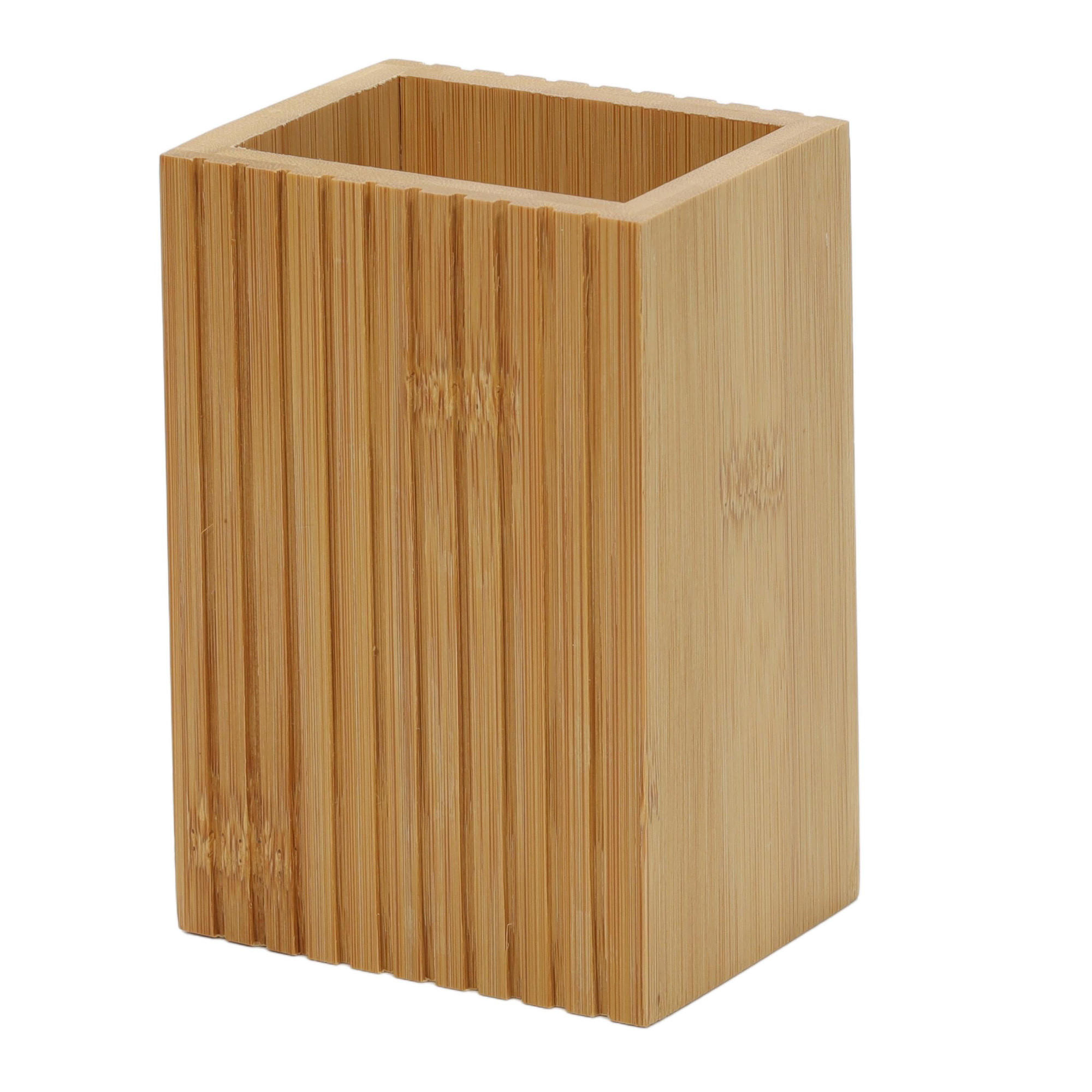 5five Simply Smart Zahnputzbecher Braun 6.6x12.6x8.4 cm