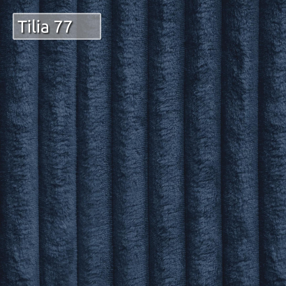 BOXBETT Mollo Mini - 80x200 - blau (Tilia 77, Cord) - Blau/Schwarz, Holz/Holzwerkstoff (80/200cm) - Sofnet