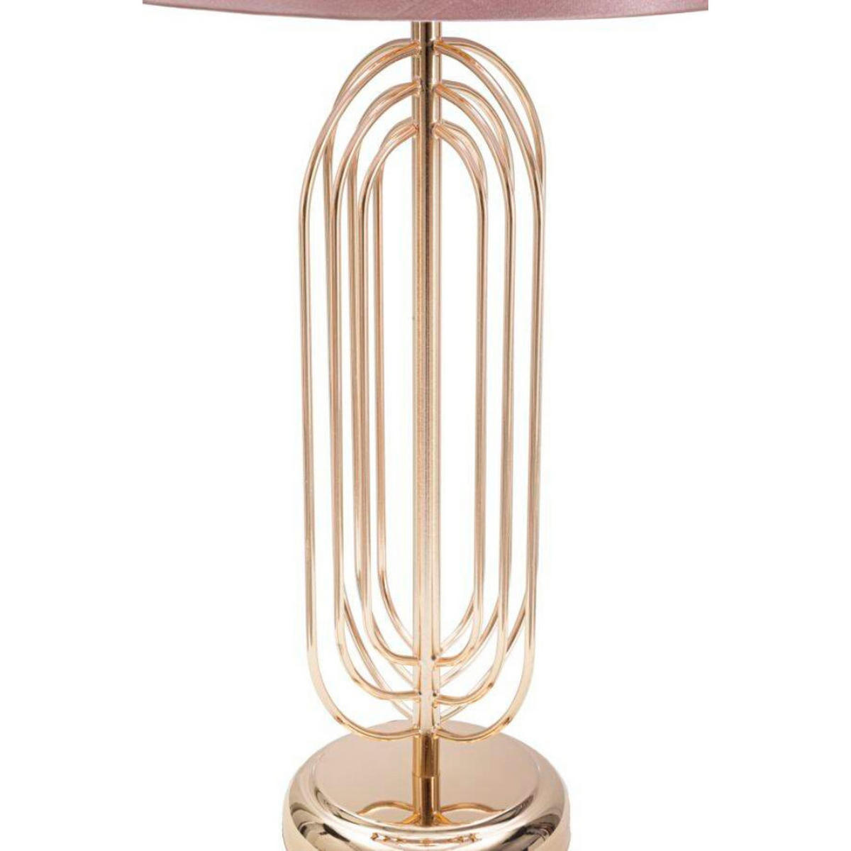 TISCHLEUCHTE Krista 55 cm - Rosa, Metall (28/28/55cm) - Mauro Ferretti