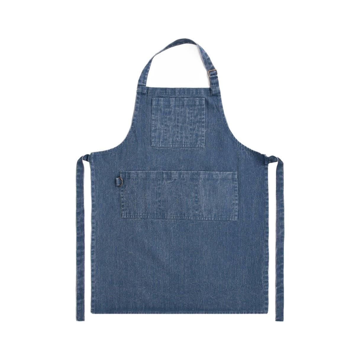 KÜCHENSCHÜRZE Nash 60/80 cm - Blau, Textil (60/80cm) - Homla