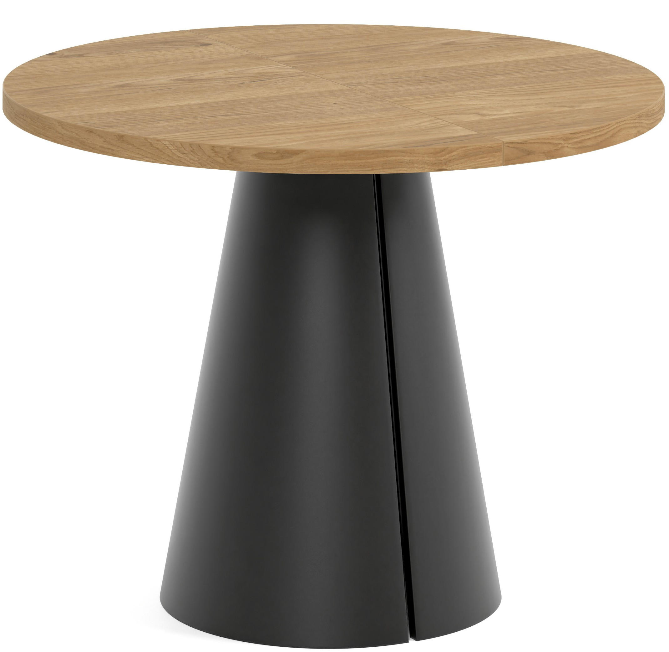 TISCH Schwarz ALMA Ausziehbar 100/176 cm - Eichefarben/Schwarz, Holzwerkstoff (2/100/76cm) - Sepro Meble