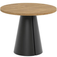 TISCH Schwarz ALMA Ausziehbar 100/176 cm - Eichefarben/Schwarz, Holzwerkstoff (2/100/76cm) - Sepro Meble