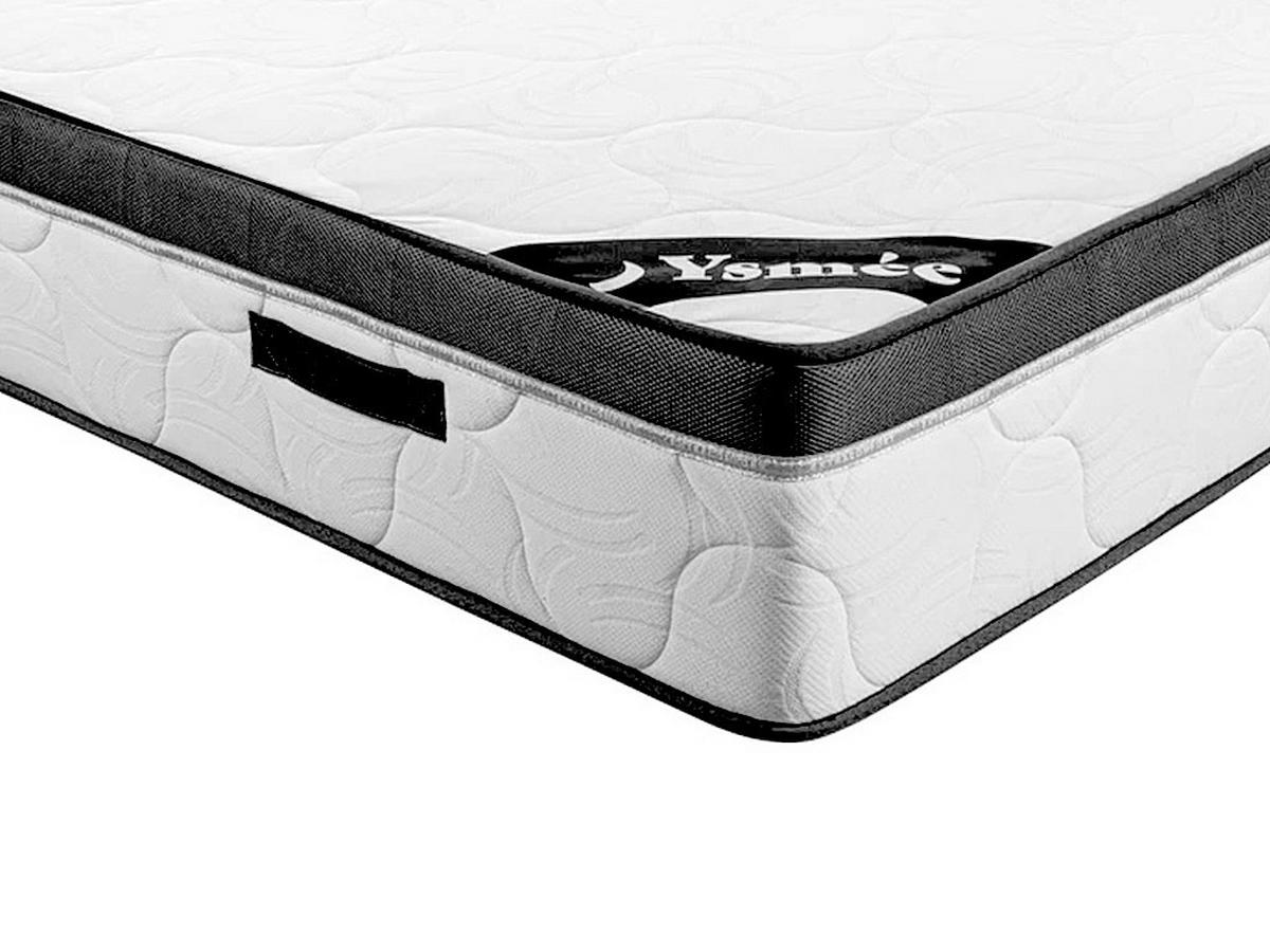 STANDARDMATRATZE - 2 Personen - stoff - weiß Solak - Weiß, Textil (160/200cm) - Vente-Unique