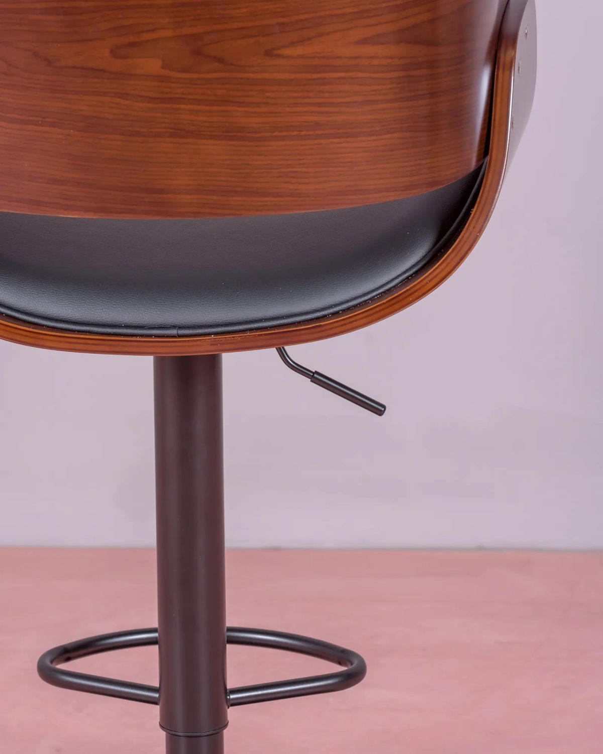 HOCKER Holz Schwarz - Schwarz, Holz (58/92/51cm) - Nest Dream