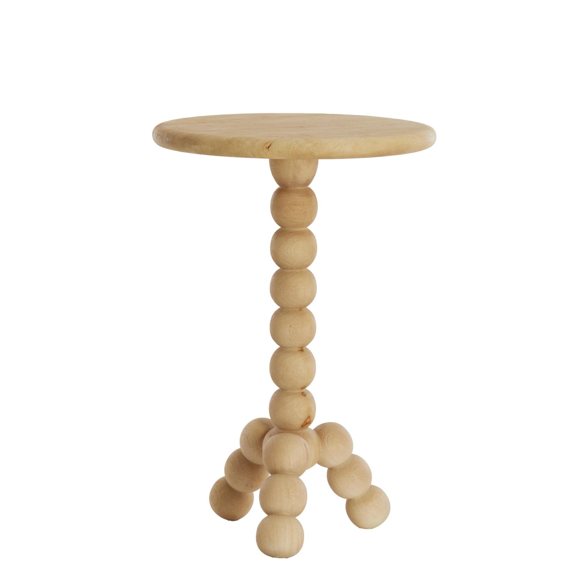 BEISTELLTISCH Veglio Natürlich 35/35/54 cm - Hellbraun, Holz (35/35/54cm) - Light & Living