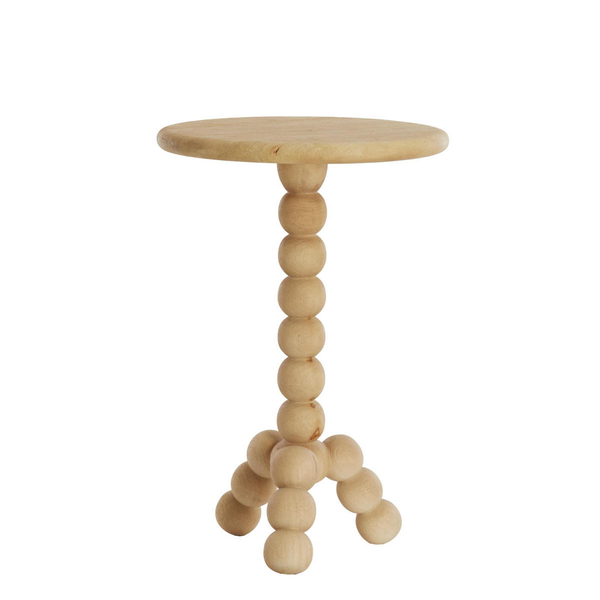 BEISTELLTISCH Veglio Natürlich 35/35/54 cm - Hellbraun, Holz (35/35/54cm) - Light & Living