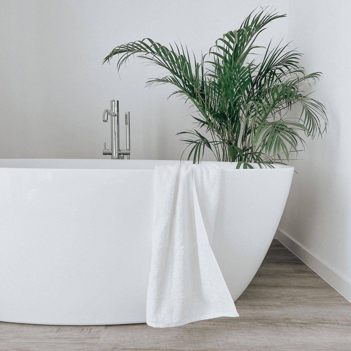 DUSCHTÜCHER, 3er-Set, 70x140 cm, 100% Baumwolle, Weiß - Weiß, Textil (70/140cm) - Zollner