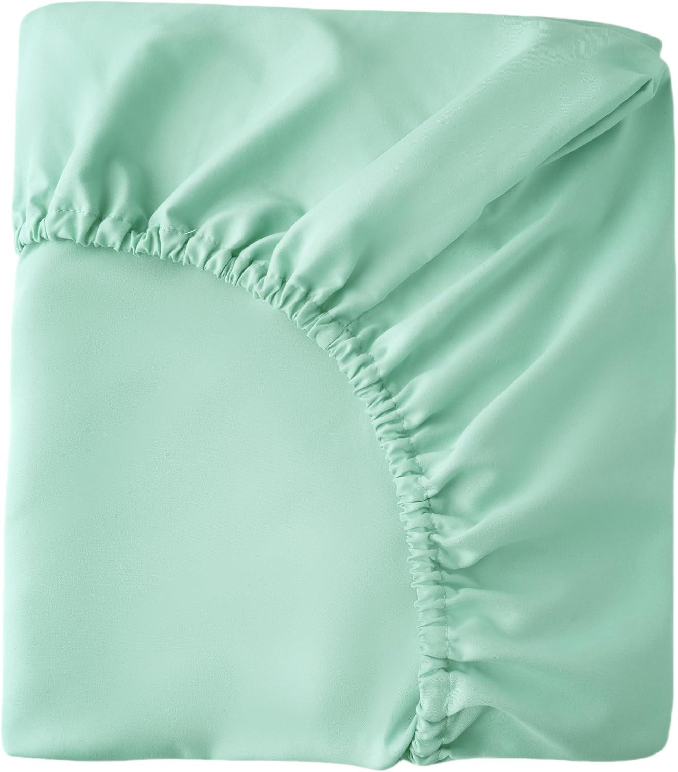 SPANNBETTLAKEN-150*200CM-HELLGRÜN - Hellgrün, Textil (150/200cm)