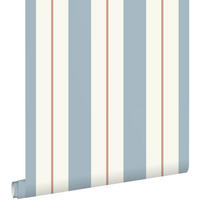 TAPETE Streifen 0.53 x 10.05 m - Weiß, Papier (53/0.1cm) - ESTAhome