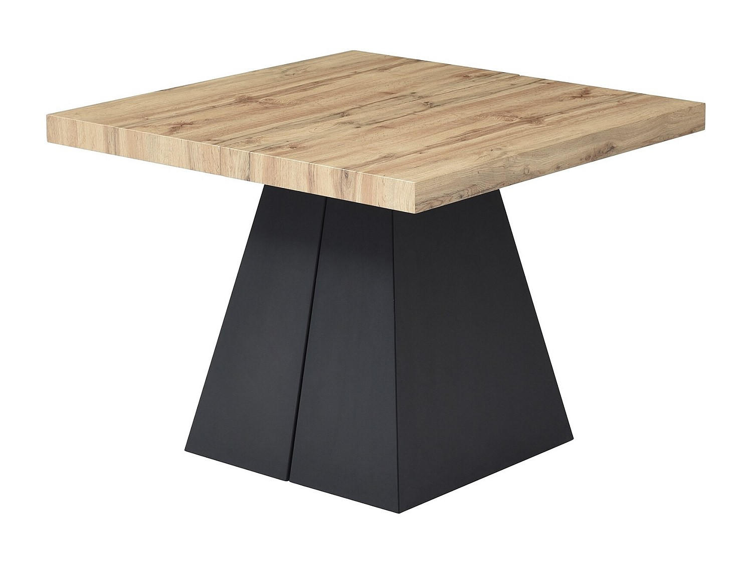 ESSTISCH ausziehbar - 4 bis 10 Personen - MDF & Metall - Holzfarben & Schwarz - EMELIA - Naturfarben, Holz (250/100/75cm) - Vente-Unique