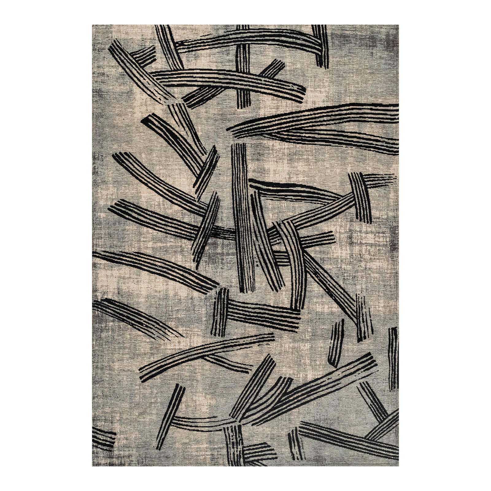 PREPROGA Kanji Dark Street 200/280 cm - siva, umetna masa/tekstil (200/280cm) - Louis De Poortere