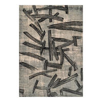 PREPROGA Kanji Dark Street 200/280 cm - siva, umetna masa/tekstil (200/280cm) - Louis De Poortere