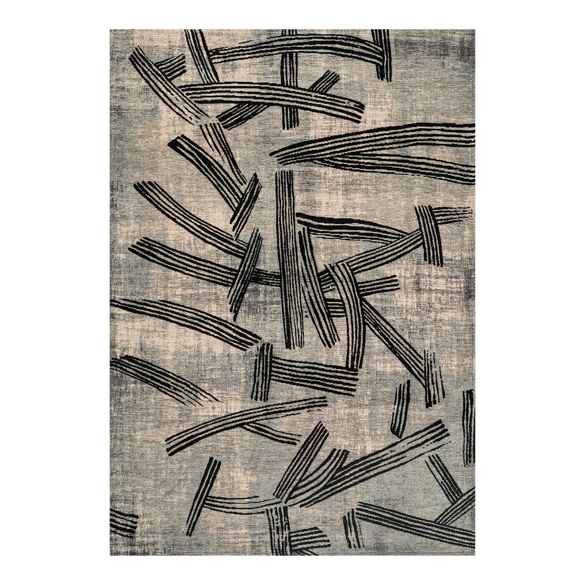 PREPROGA Kanji Dark Street 200/280 cm - siva, umetna masa/tekstil (200/280cm) - Louis De Poortere